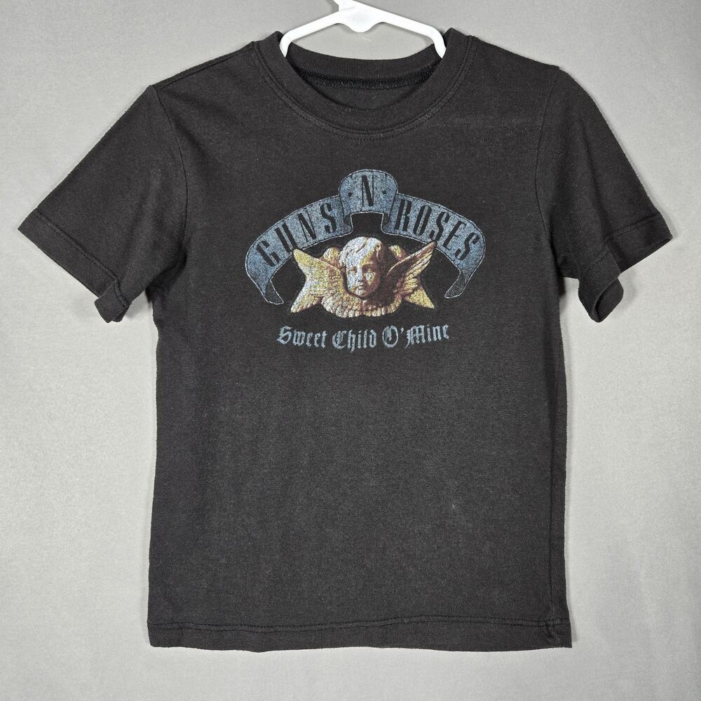 Guns N Roses Sweet Child O Mine Tshirt Toddler 4T Black Band Graphic Tee Rock